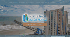 Desktop Screenshot of myrtlebeachseasideresorts.com